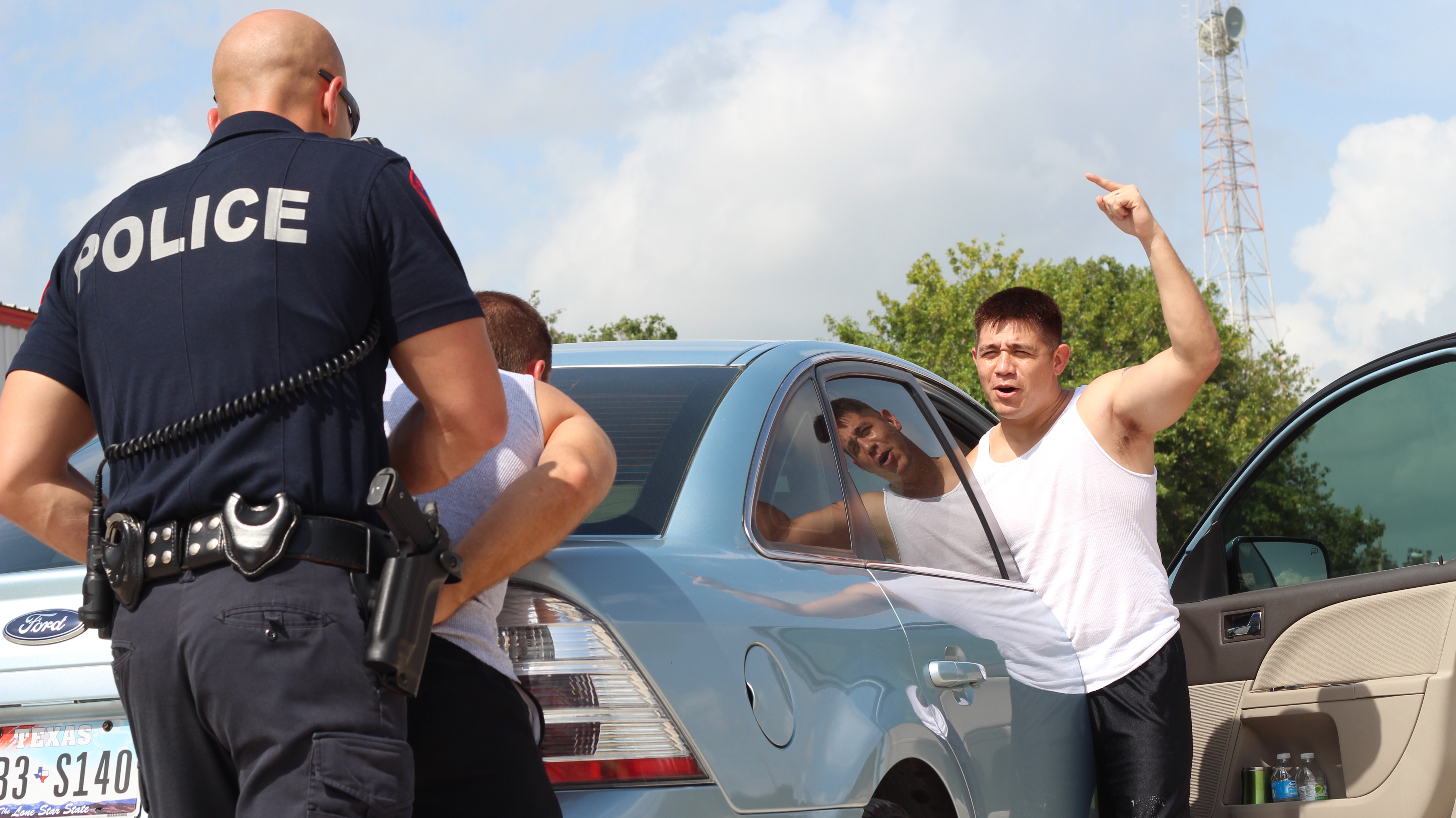 Officers running a JTS judgmental scenario