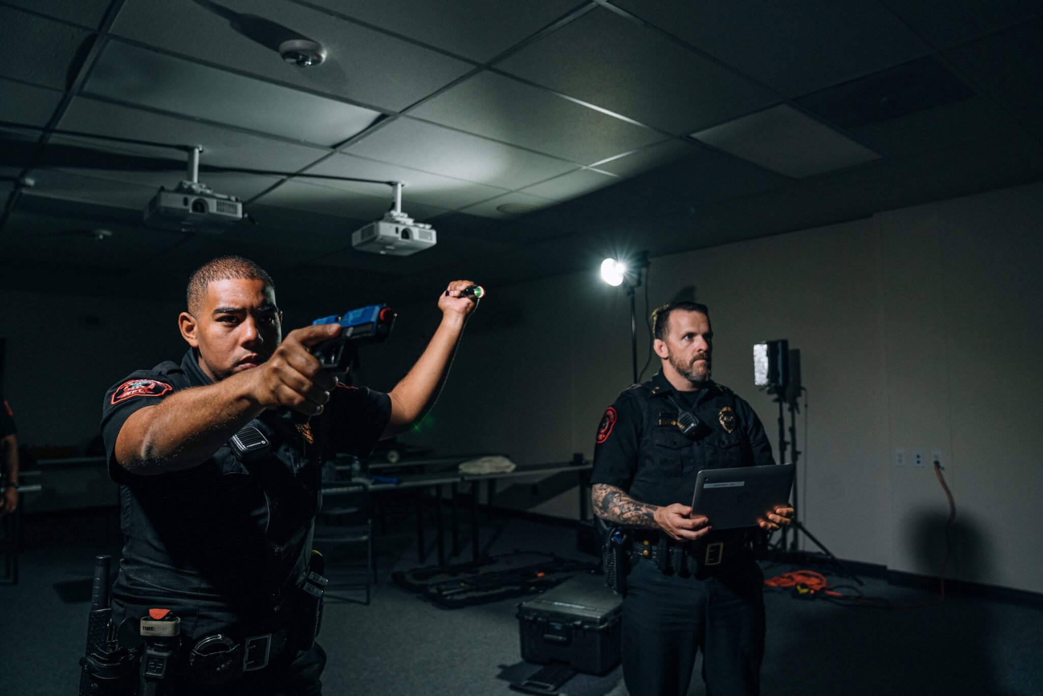 Officer training on SIMrange UST
