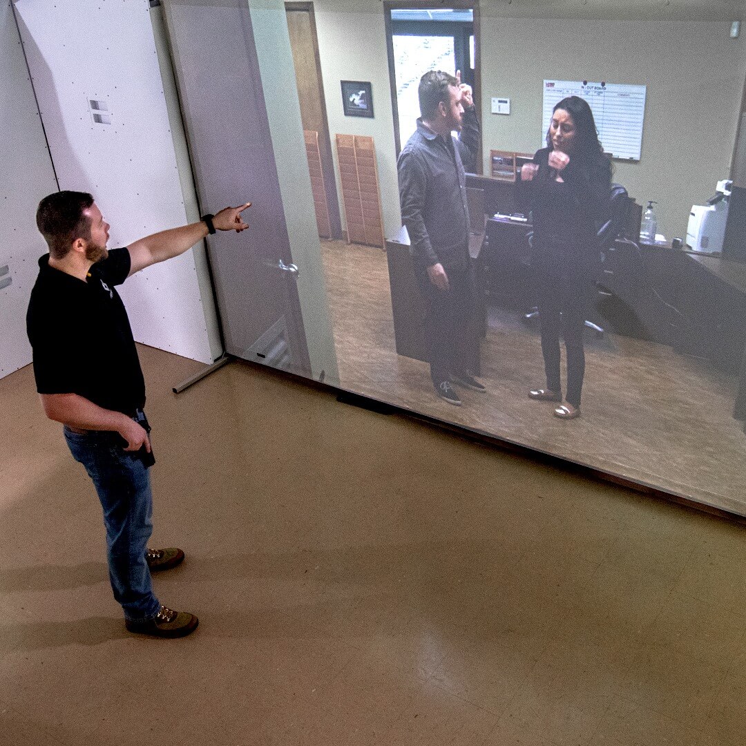 Modular virtual shoot house CQB