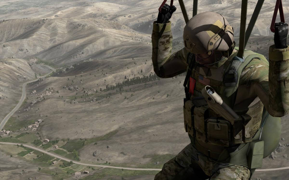 Virtual Battle Space 3 military training simulation